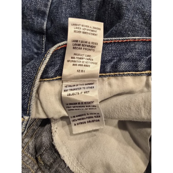VTG Y2K Women's Tommy Hilfiger Straight Blue Jeans Size 4 EUC - Picture 6 of 11